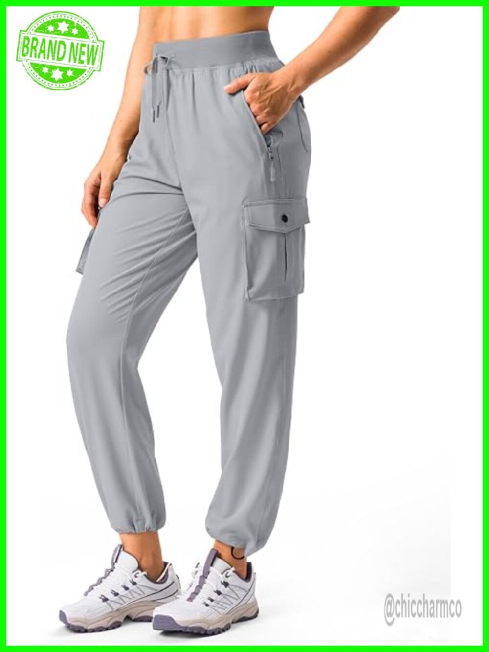 Lightweight Hiking Cargo Pants with 6 Pockets Quick Dry Travel Pants